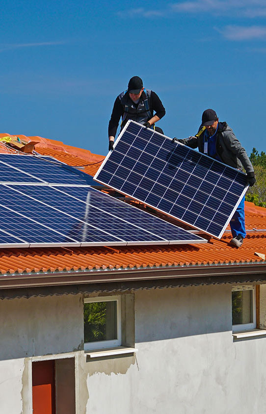 Installing solar panels